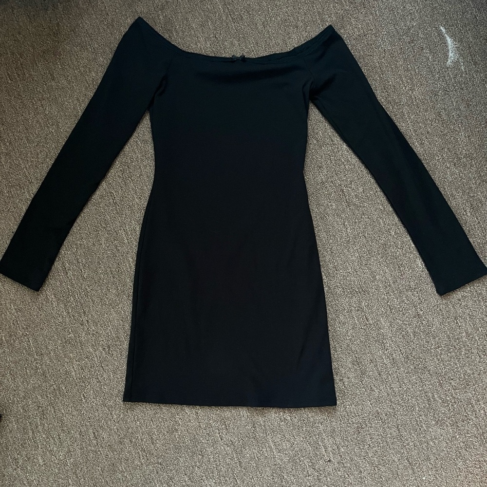 Wild Fable Black Long Sleeve Dress